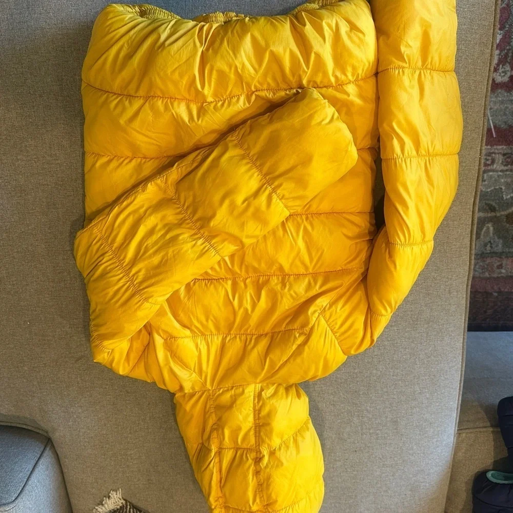 Old Navy Bright Yellow Kids Puffer Jacket